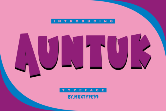 Auntuk: A Display Font That Elevates Your Editorial Design