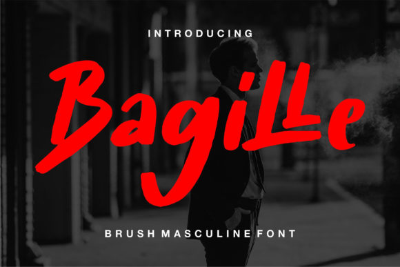 Bagille: A Masculine Display Font for Bold Branding