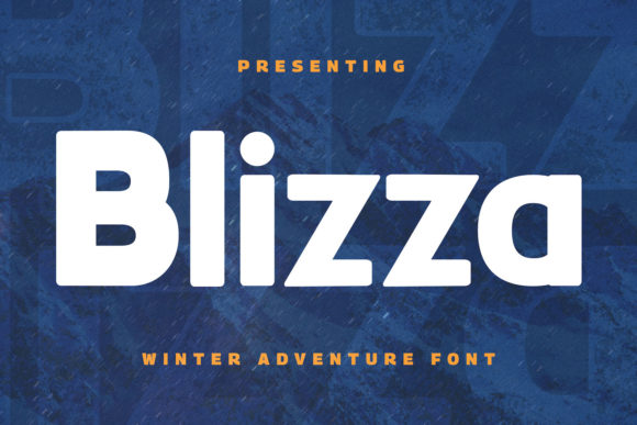 Blizza: A Polished Display Font for Small Business Branding