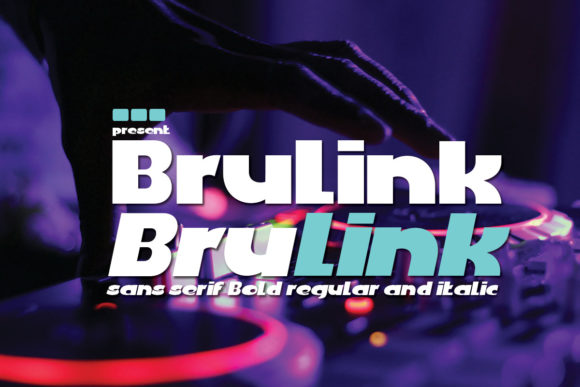 Brulink: A Bold Display Font for Creative Branding
