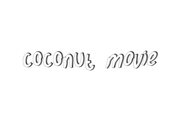 Coconut Movie Font for Professional Branding