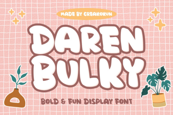 Daren Bulky Font for Bold Brand Visuals