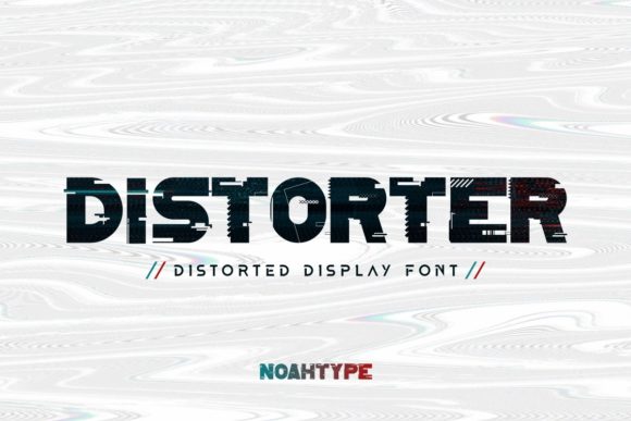 Distorter Font for Professional Branding