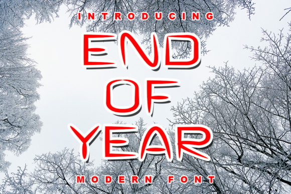 End of Year: A Modern Typeface for Editorial Design