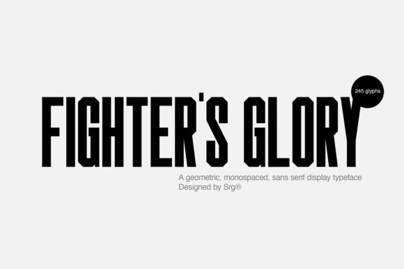 Fighters Glory Font for Bold Web Design