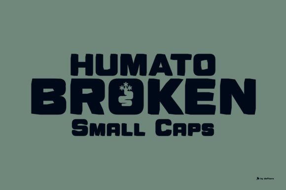 Humato Broken for Editorial Design