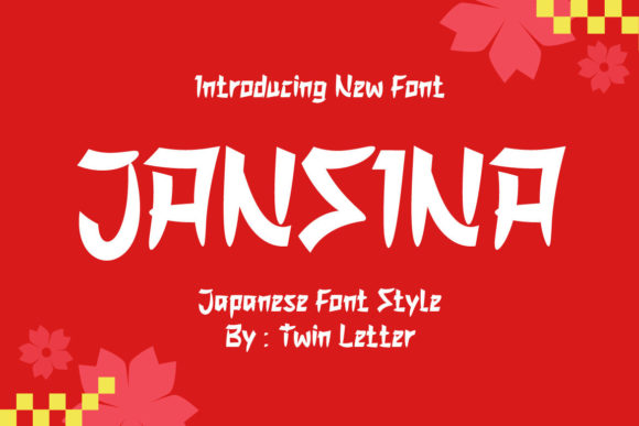 Jansina: A Japanese-Style Display Font for Digital Branding