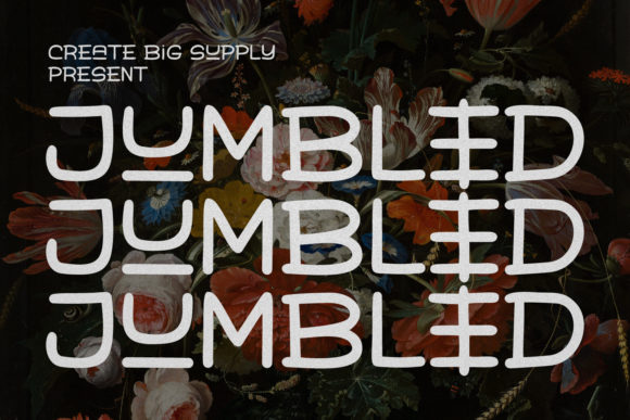 Jumbled Font Review for Modern Campaign Design
