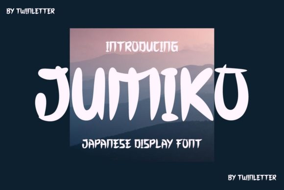 Jumiko: A Japanese-Inspired Display Font for Creative Makers