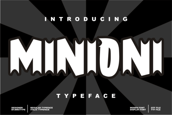 Minioni: A Cool Display Font for Bold Branding