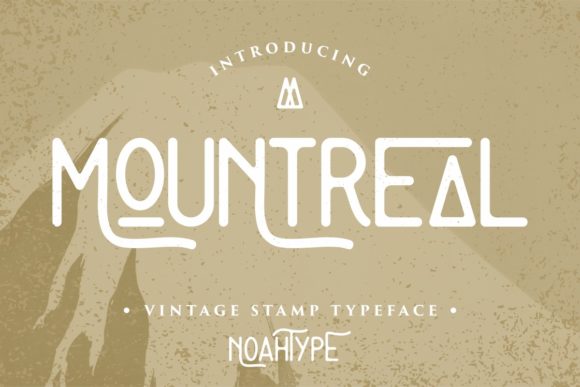 Mountreal: A Timeless Display Font for Editorial Design