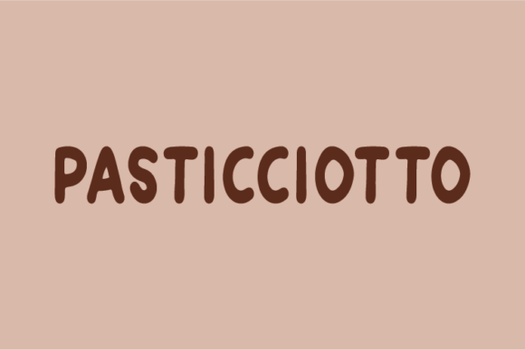 Pasticciotto: A Unique Display Font for Editorial Design
