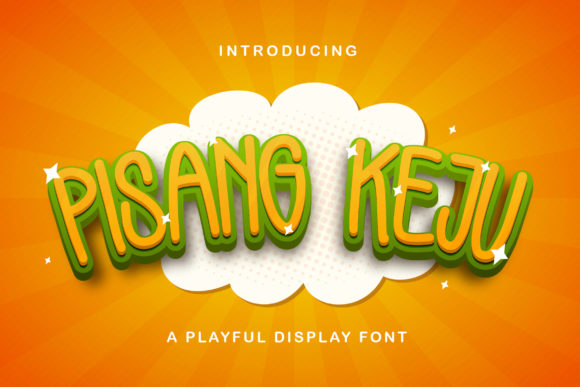 Pisang Keju: A Playful Font for Creative Makers