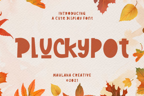 Pluckypot Font for Business Branding