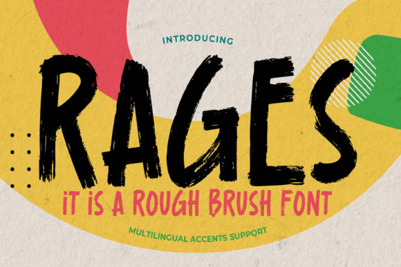 Rages: A Bold Display Font for Modern Branding
