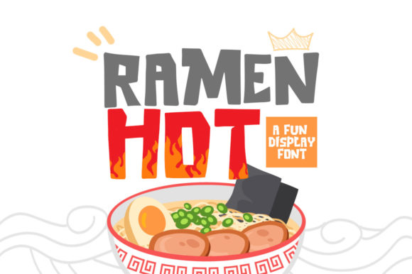 Ramen Hot: A Playful Display Font for Web Projects