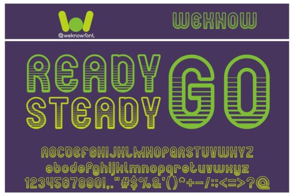 Ready Steady Go Font for Bold Visual Impact