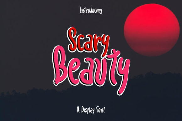 Scary Beauty Font for Eye-Catching Design