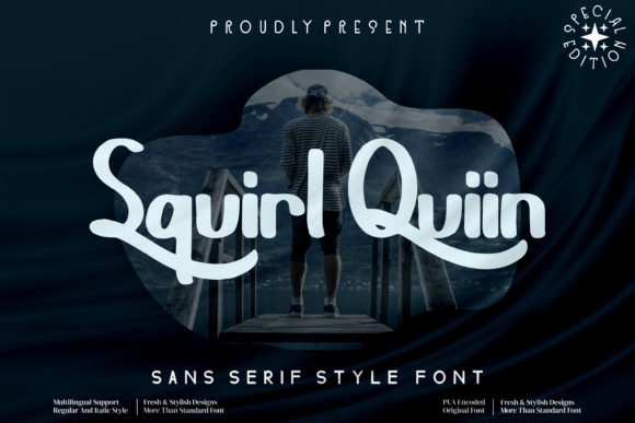 Squirl Quiin: A Display Font for Thoughtful Editorial Design