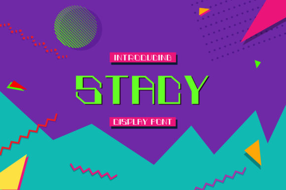 Stacy: A Playful Display Font for Dynamic Campaigns