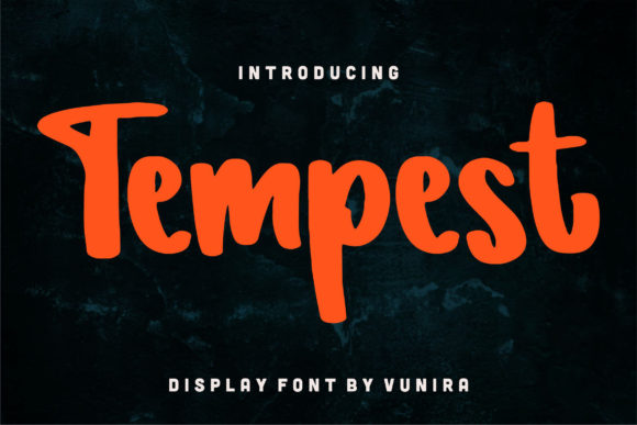 Tempest Font for Eye-Catching Digital Campaigns