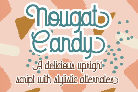 Testing Nougat Candy Font in a Real Web Design Project
