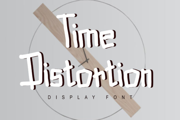 Time Distortion: A Playful Display Font for Web Design