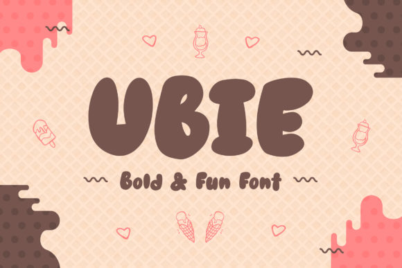 Ubie: A Playful Display Font for Web Design