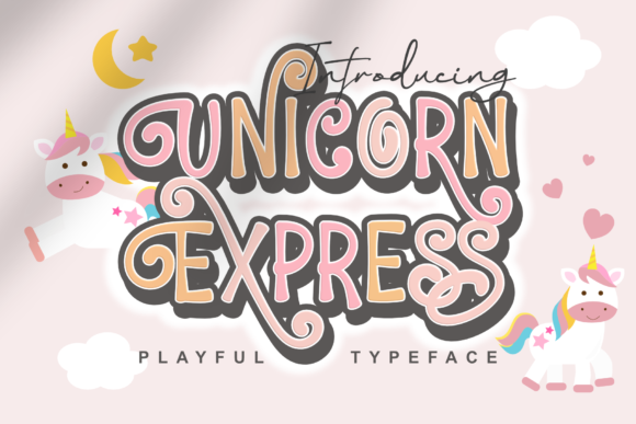 Unicorn Express: A Playful Font for Modern Editorial Design
